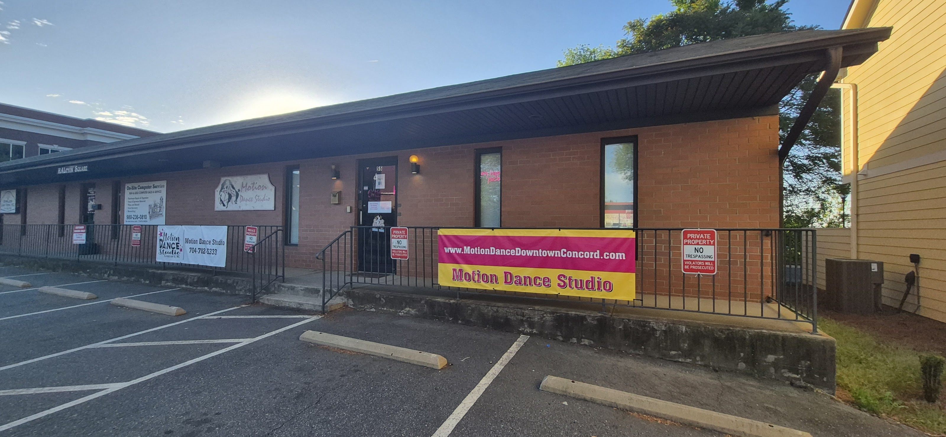 Motion Dance Studio On-Site Cabarrus Ave