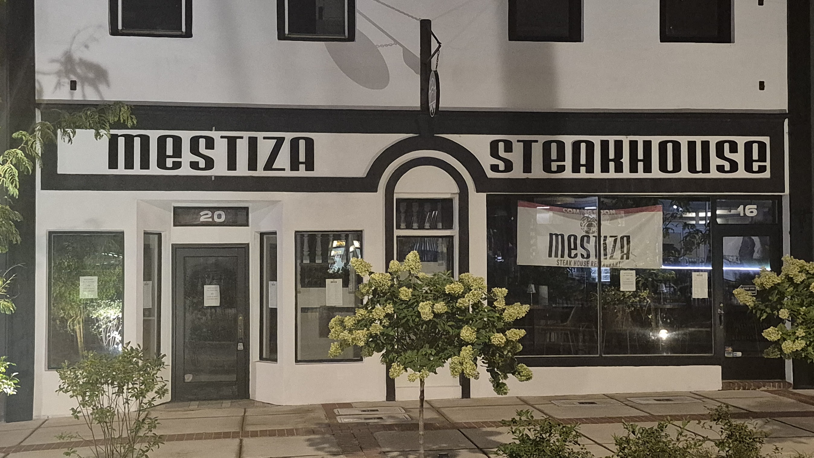 Mestiza Steakhouse storefront now hiring Union Street South downtown Concord NC
