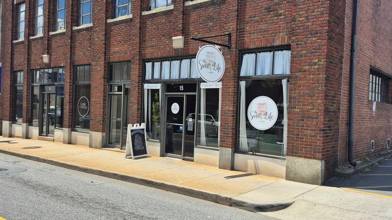 Sweet Life storefront Cabarrus Ave downtown Concord NC
